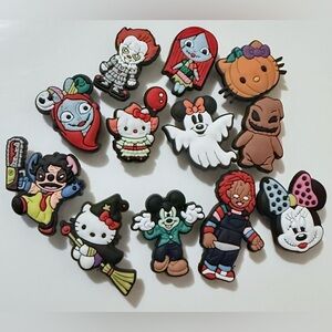 12 Disney Halloween Croc Charms Jibbit Shoe Charm Disney Croc Charms